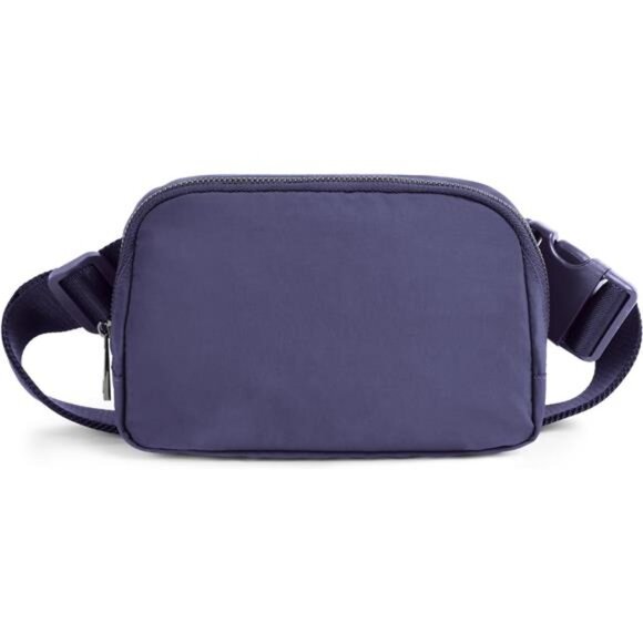 Unisex Mini Belt Bag with Adjustable Strap Purple Reign